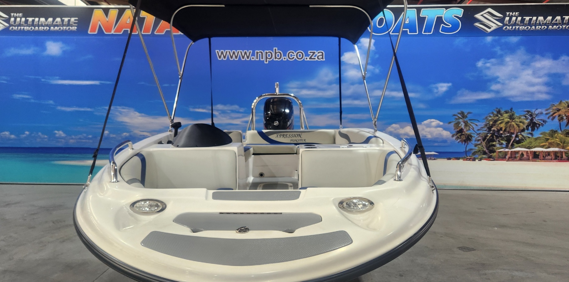 XPRESSION FUNSTER 17 FT ON TRAILER 100 HP MERCURY 4 STROKE