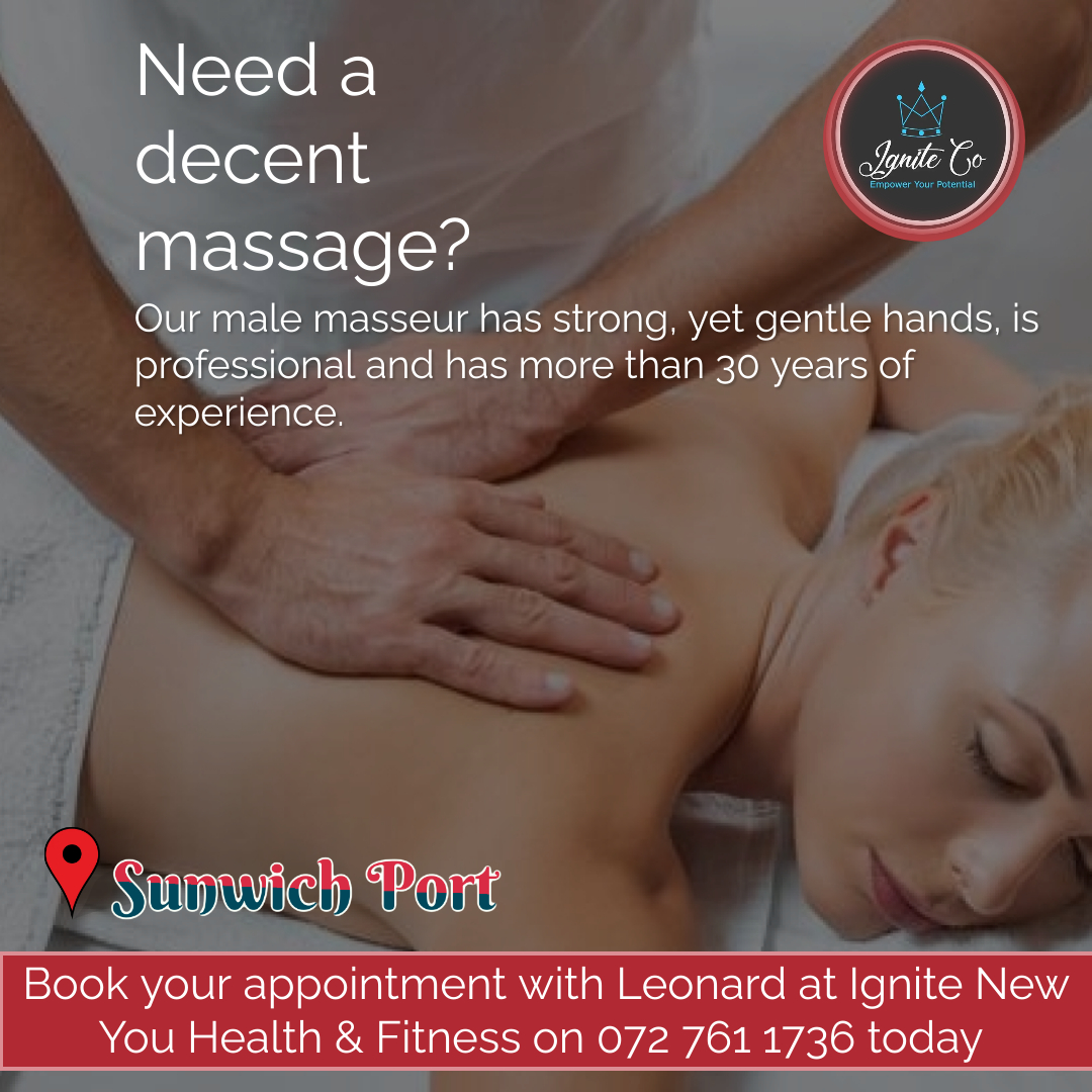 Need a decent massage? Male masseuse, Sunwich Port near Port Shepstone |  Junk Mail