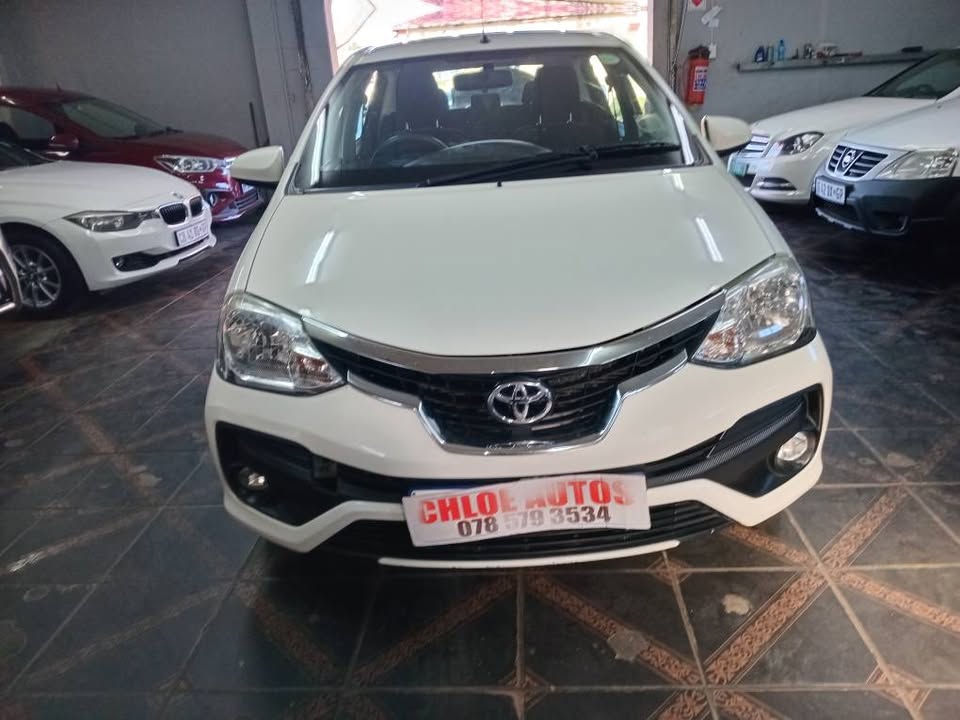 2019 Toyota Etios 1.5 sprint Manual ,White color,Petrol