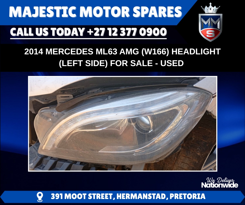 For Sale: Used Left Headlight – Mercedes-Benz ML63 AMG (W166) – 2014 Model - Private Seller For Sale: Used Left Headlight – Mercedes-Benz ML63 AMG (W166) – 2014 Model - Private Seller