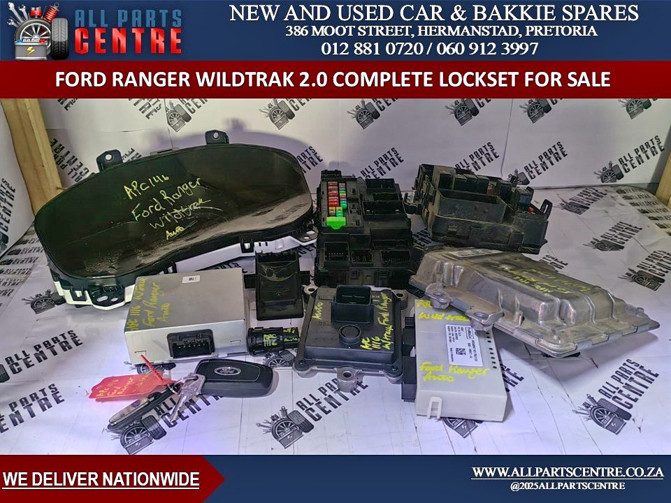 Used Ford Ranger Wildtrak 2.0 Automatic Complete Lockset for Sale - Private Seller Used Ford Ranger Wildtrak 2.0 Automatic Complete Lockset for Sale - Private Seller
