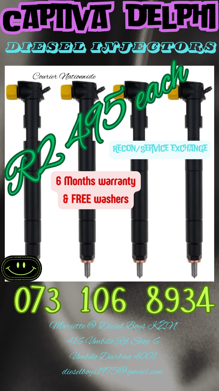 Captiva Delphi DIESEL INJECTORS - Private Seller