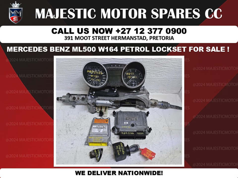 Mercedes Benz ML500 W164 petrol lockset complete for sale – used - Private Seller Mercedes Benz ML500 W164 petrol lockset complete for sale – used - Private Seller