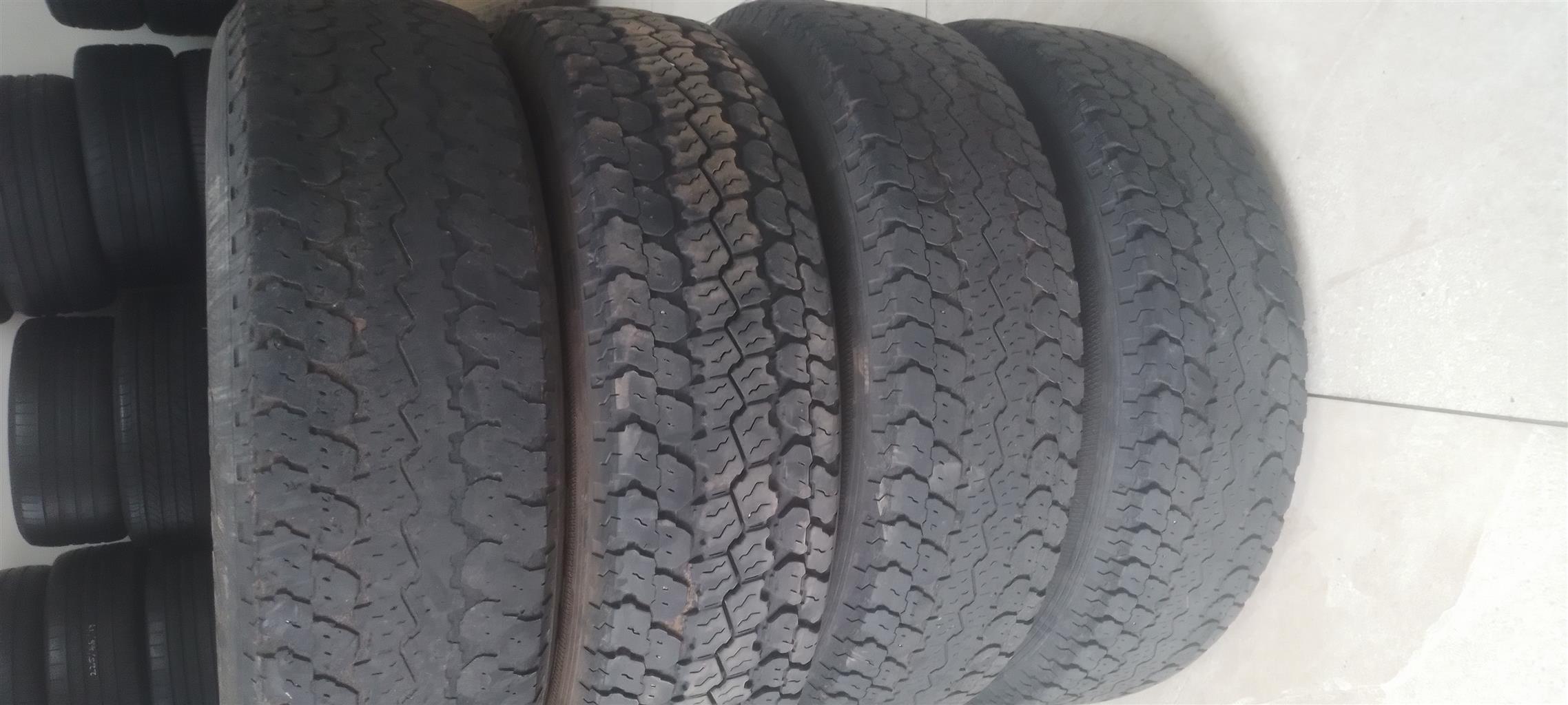 16inch issues rims with 205 R16 Goodyear wrangler AT/s tyres - Private Seller