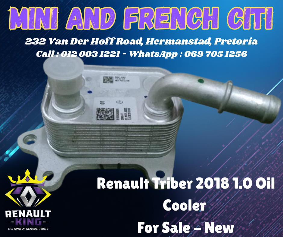 Engine Cooling Parts Renault Triber 2018 1.0 New Oil Cooler For Sale - Private Seller Engine Cooling Parts Renault Triber 2018 1.0 New Oil Cooler For Sale - Private Seller