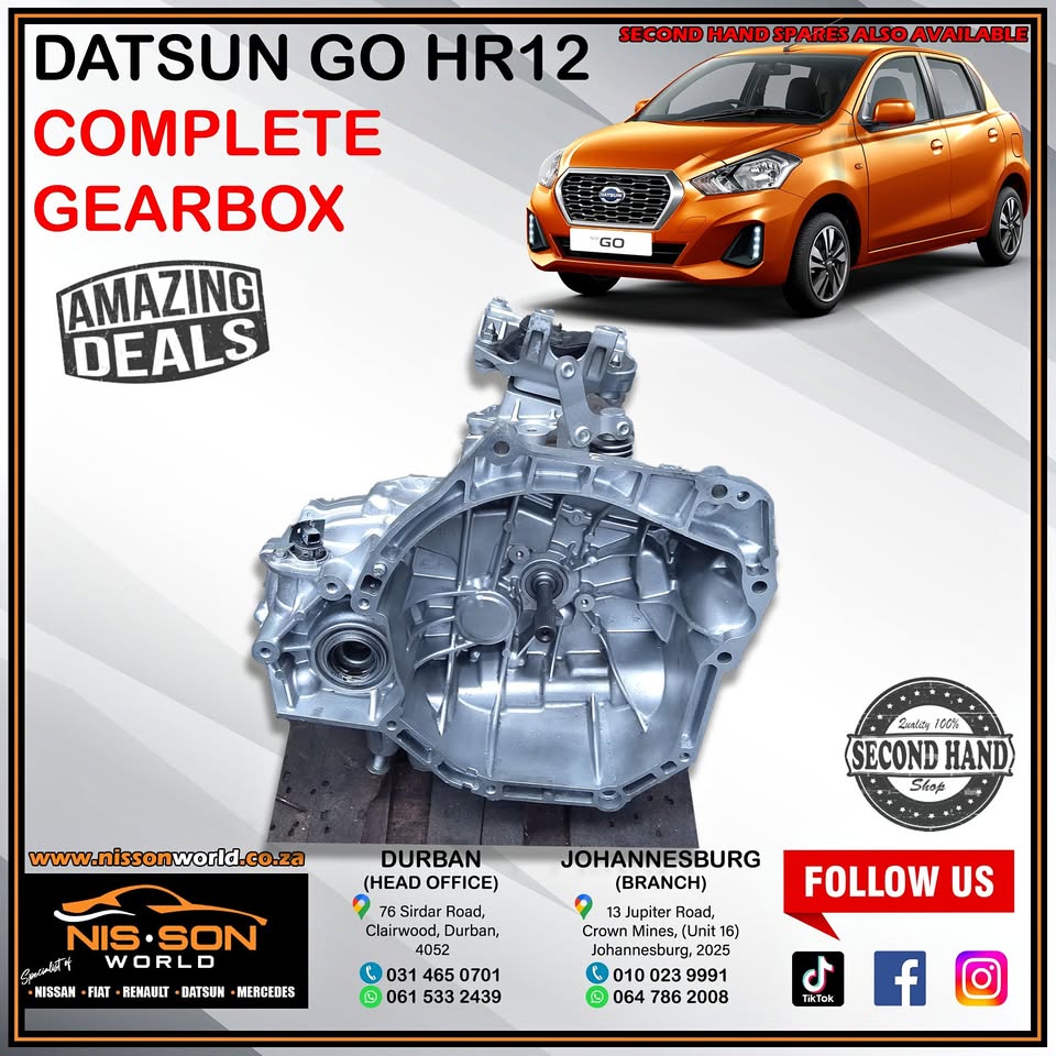 Datsun Go HR12 Complete Gearbox
