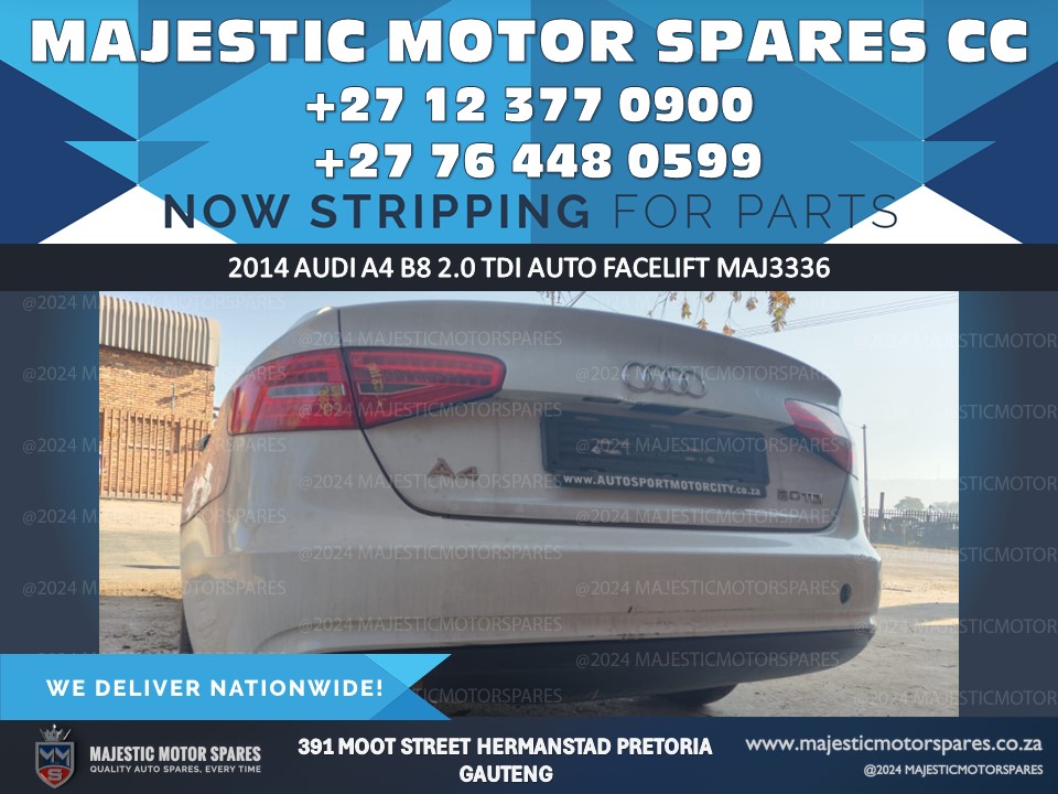 014 Audi A4 B8 Facelift Auto (CGL Engine) - Used Spares and Parts for Sale - Private Seller 014 Audi A4 B8 Facelift Auto (CGL Engine) - Used Spares and Parts for Sale - Private Seller