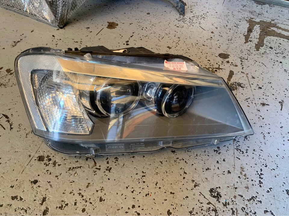 BMW F25 preface xenon headlights