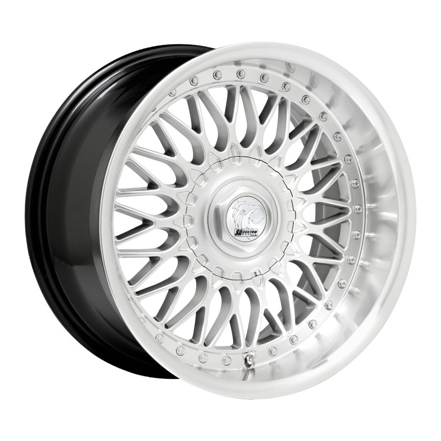 18″ A-Line Scorpion 5/114 Super Silver machine Lip Alloy Wheels