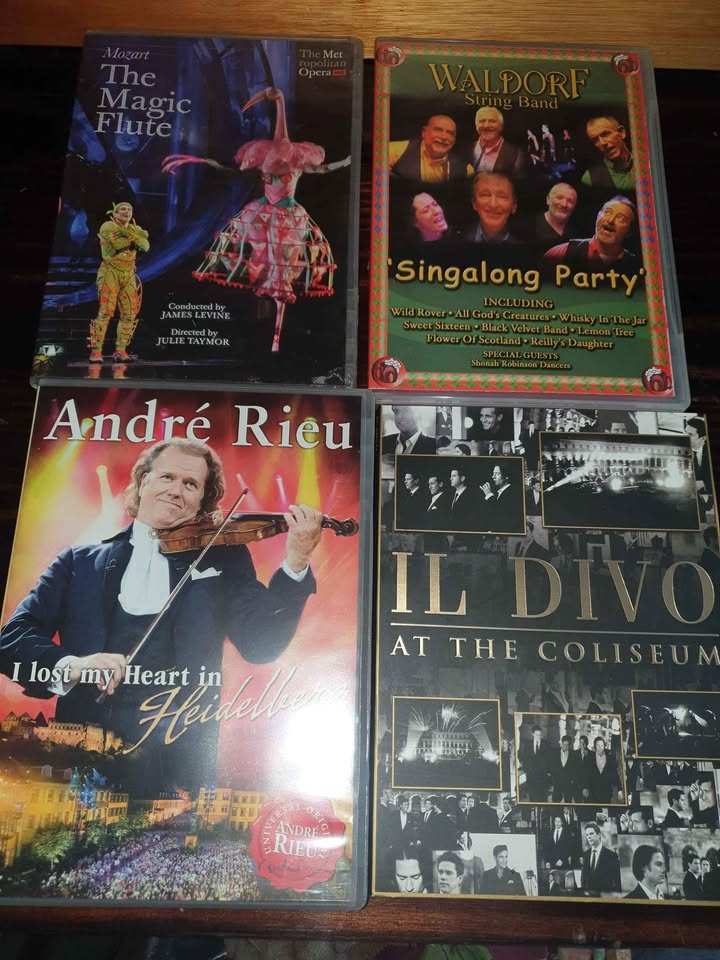 15 classical DVD and 1 cd