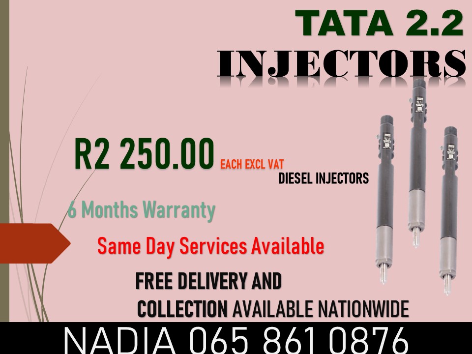 TATA 2.2 DIESEL INJECTORS FOR SALE OR TO RECON - Private Seller TATA 2.2 DIESEL INJECTORS FOR SALE OR TO RECON - Private Seller