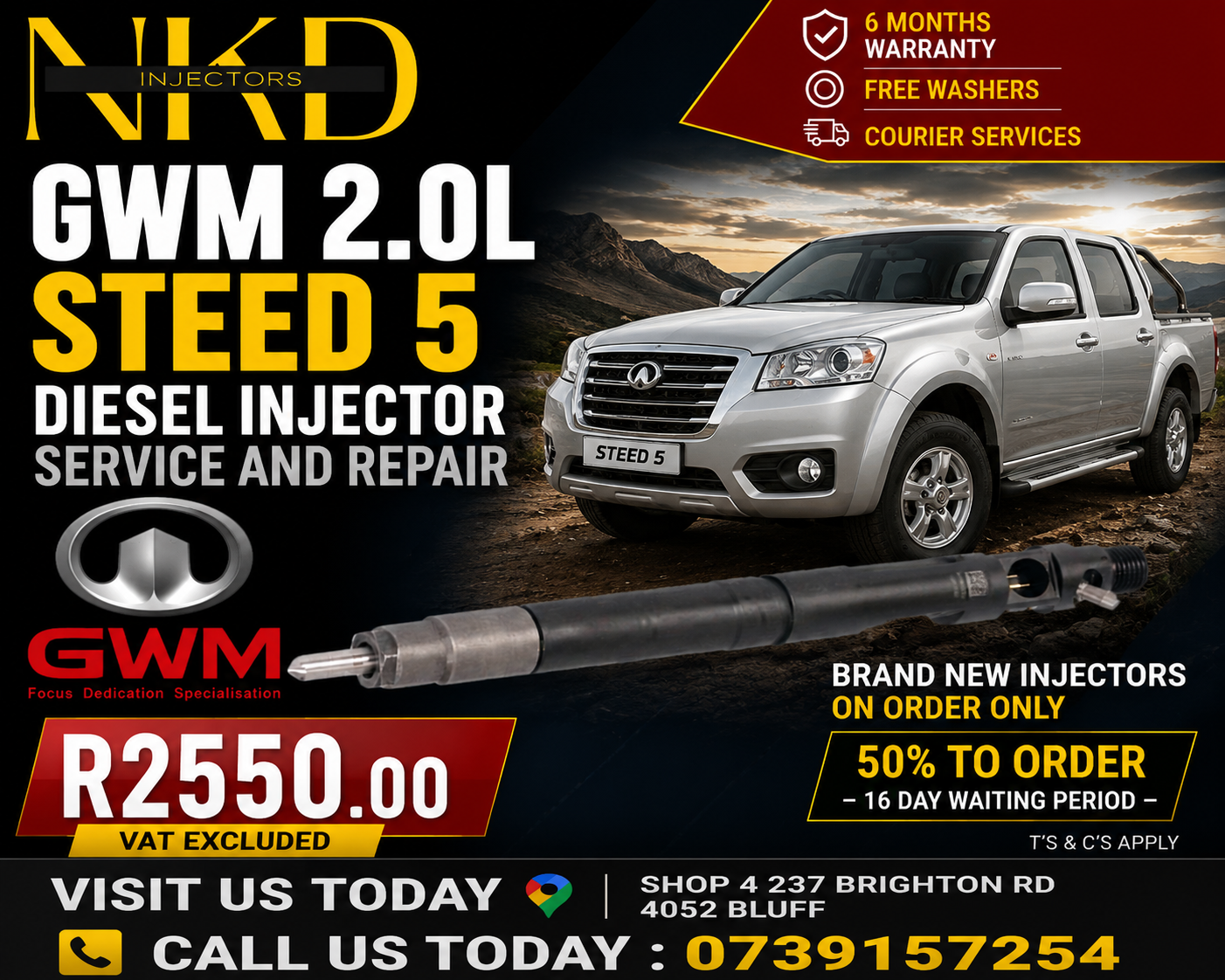 Repair_Your_GWM_2.0L_STEED_5_Injectors - Private Seller Repair_Your_GWM_2.0L_STEED_5_Injectors - Private Seller