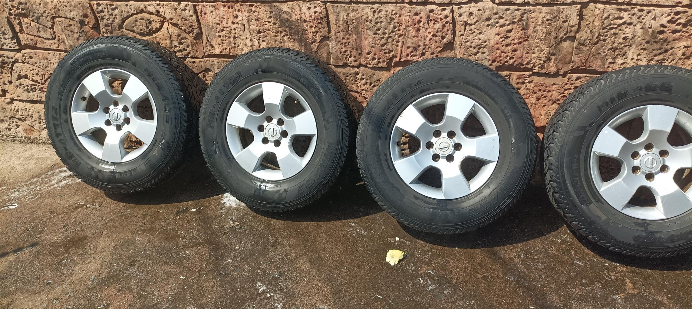 Nissan Navara D40 Rims and Tyres 16 Inch All Terrain - Private Seller