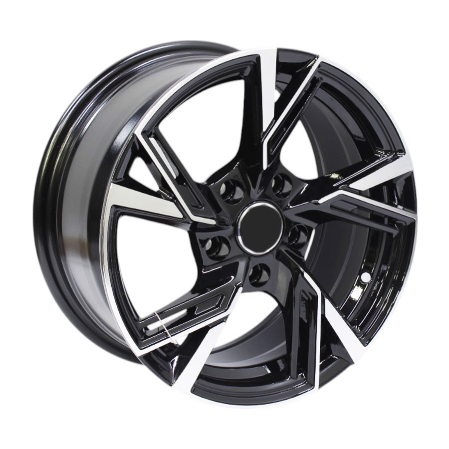 15″ GR151065 5/112 Black Machine Face Alloy Wheels 15″ GR151065 5/112 Black Machine Face Alloy Wheels