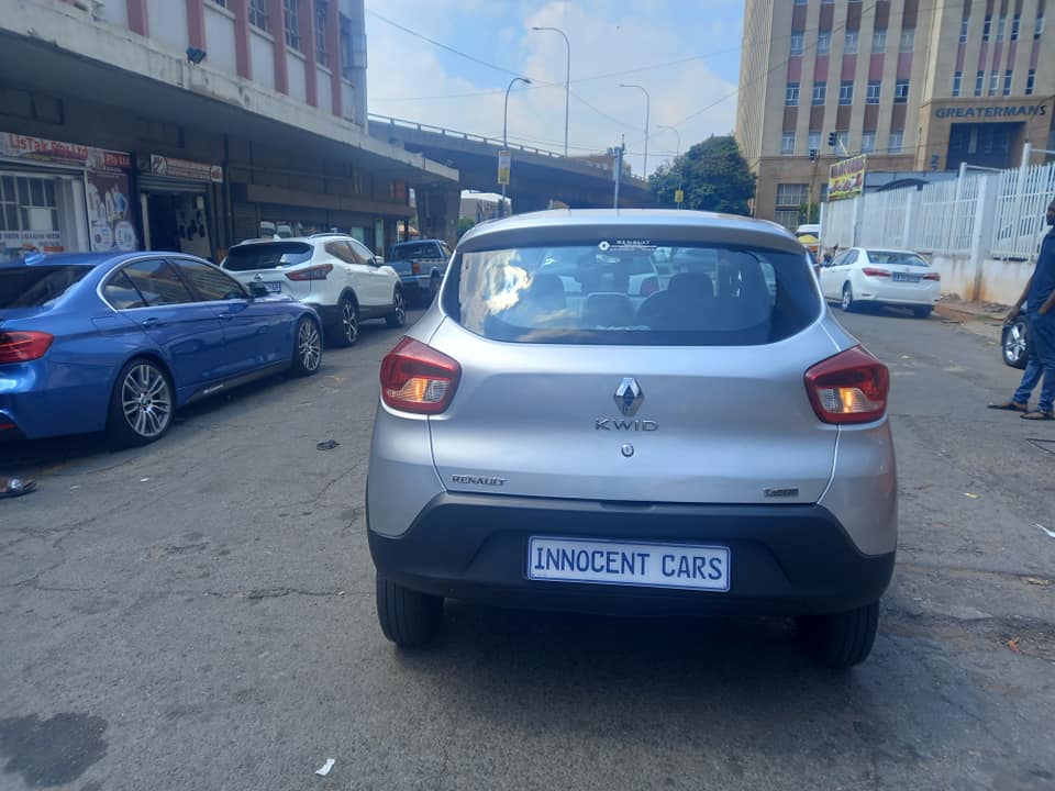 2019 RENAULT KWID 1.0 PETROL, SILVER COLOUR, AUTOMATIC TRANSMISSION, MILEAGE 37000KM
