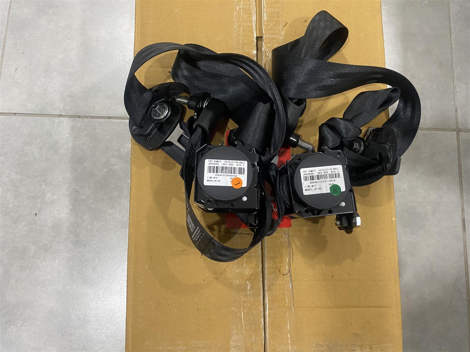 2025 CHERY TIGGO 4 PRO FRONT SEATBELTS FOR SALE. IN PRISTINE CONDITION - Private Seller 2025 CHERY TIGGO 4 PRO FRONT SEATBELTS FOR SALE. IN PRISTINE CONDITION - Private Seller