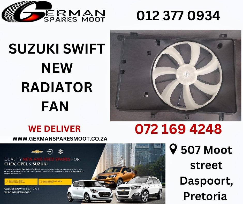 Suzuki Swift New Radiator Fan