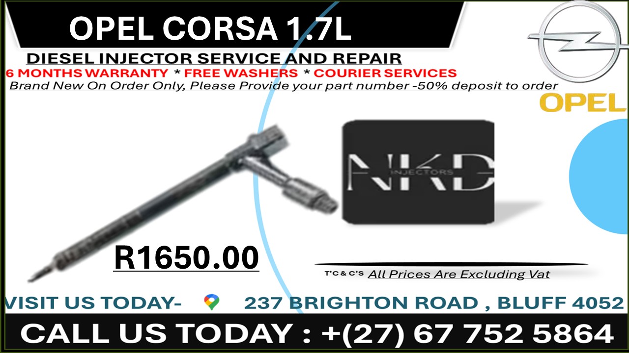 Opel Corsa 1.7L Diesel Injectors on Recondition - Private Seller