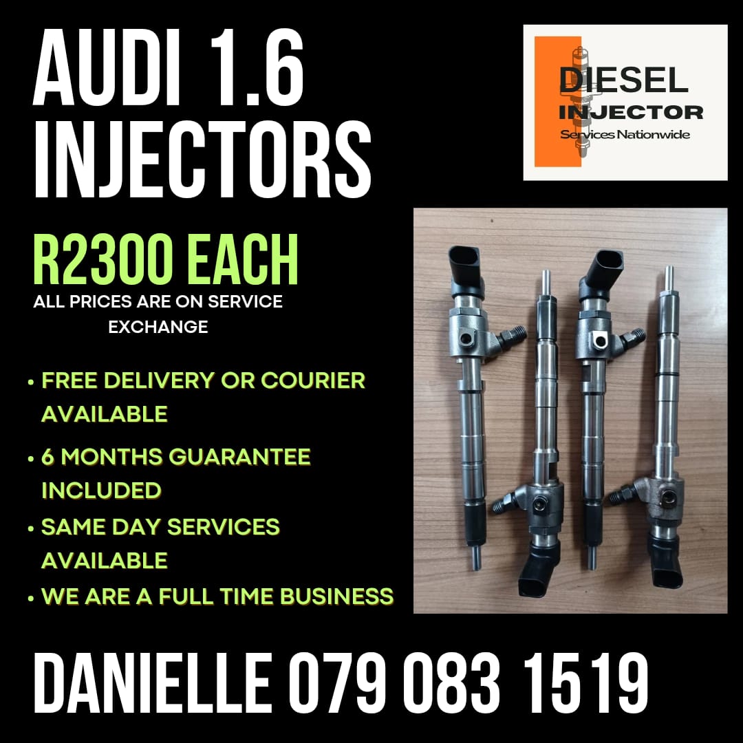 AUDI 1.6 INJECTORS FOR SALE WITH WARRANTY INCLUDED - Private Seller AUDI 1.6 INJECTORS FOR SALE WITH WARRANTY INCLUDED - Private Seller