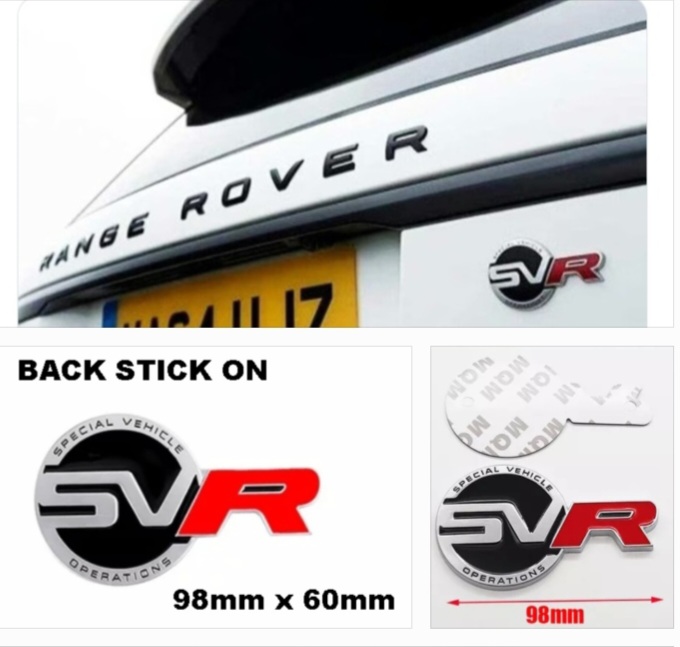 Range Rover SVR front & back badges emblems - Private Seller Range Rover SVR front & back badges emblems - Private Seller