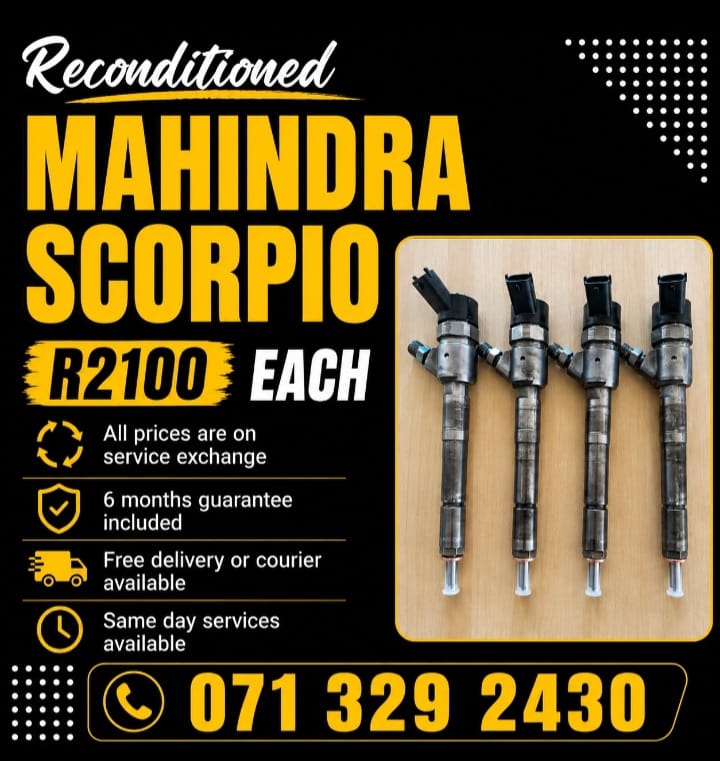 MAHINDRA SCORPIO INJECTORS FOR SALE WITH WARRANTY - Private Seller MAHINDRA SCORPIO INJECTORS FOR SALE WITH WARRANTY - Private Seller