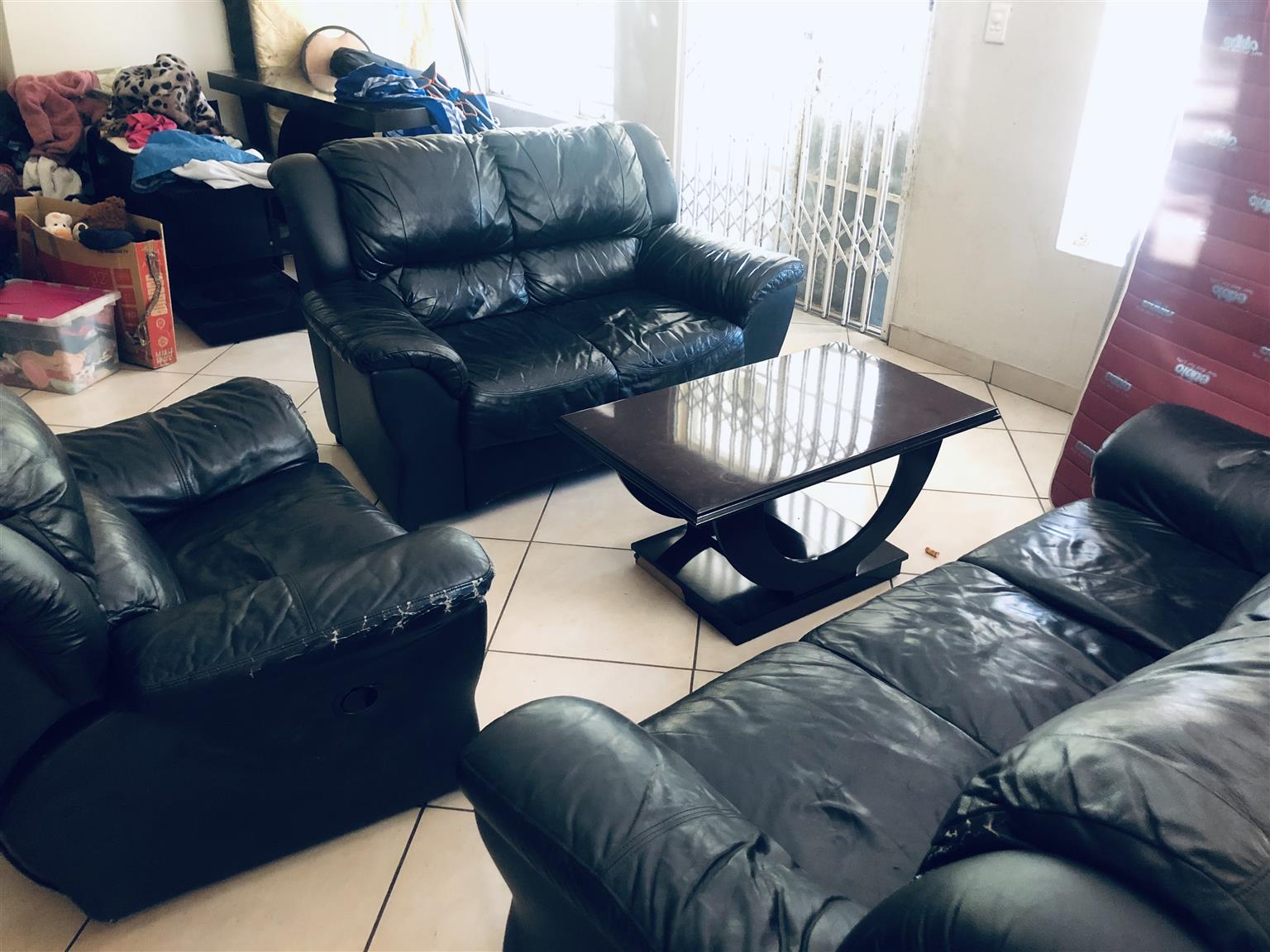 Leather couches for sale Junk Mail