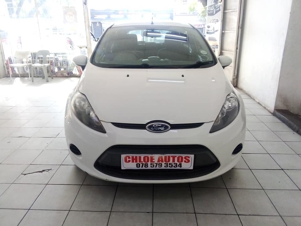 2012 FORD FIESTA 1.6  WHITE, MANUAL, PETROL