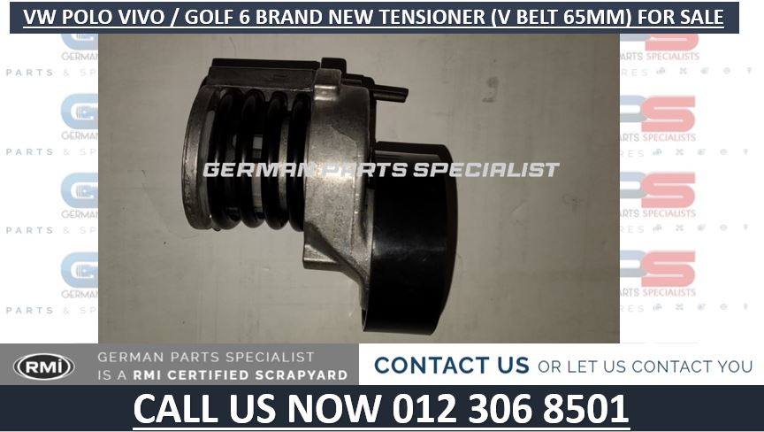 VW POLO VIVO / GOLF 6 BRAND NEW TENSIONERS (V BELT 65MM) FOR SALE - Private Seller VW POLO VIVO / GOLF 6 BRAND NEW TENSIONERS (V BELT 65MM) FOR SALE - Private Seller