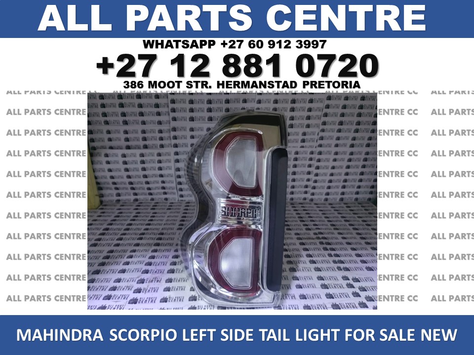 Mahindra Scorpio left tail light for sale new Mahindra Scorpio left tail light for sale new