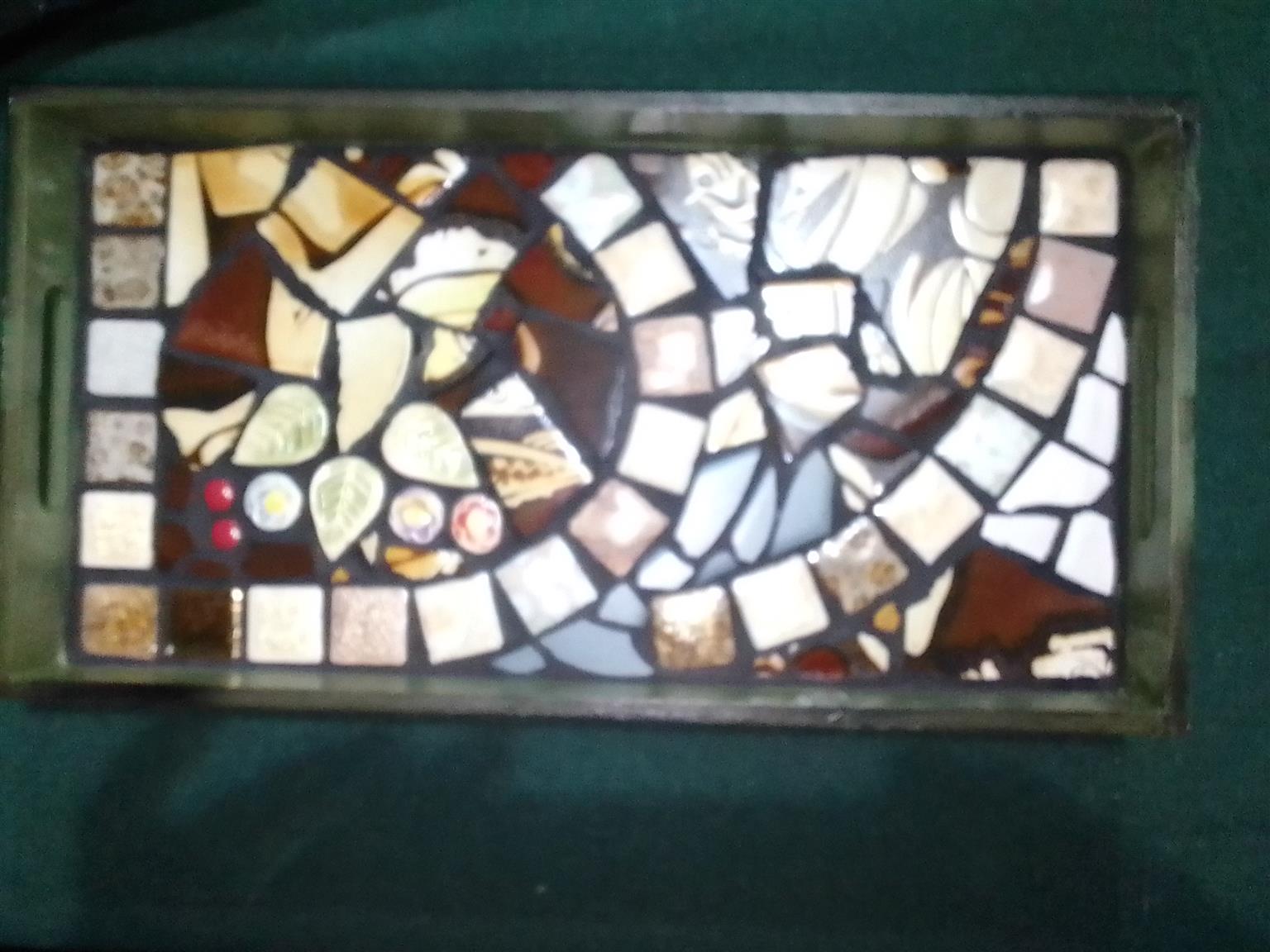 Mosaic tray