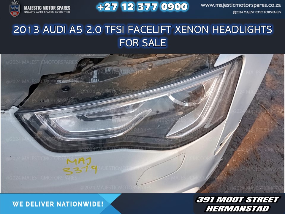 2013 Audi A5 Xenon Headlights for Sale - Private Seller 2013 Audi A5 Xenon Headlights for Sale - Private Seller