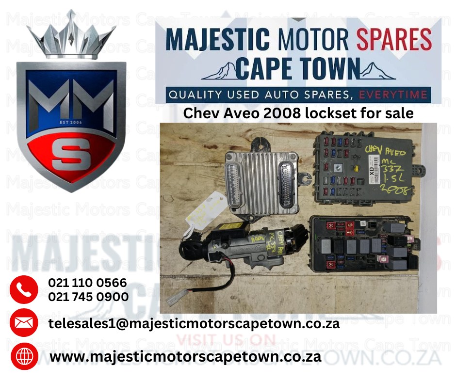 Chev Aveo 2008 lockset for sale - Private Seller Chev Aveo 2008 lockset for sale - Private Seller