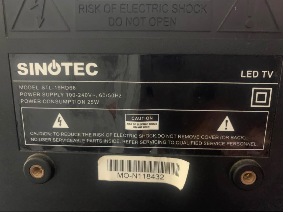 Sinotec 19 inch tv R600 no remote Wattsup 280 Steve Biko road Gezina Pretoria
