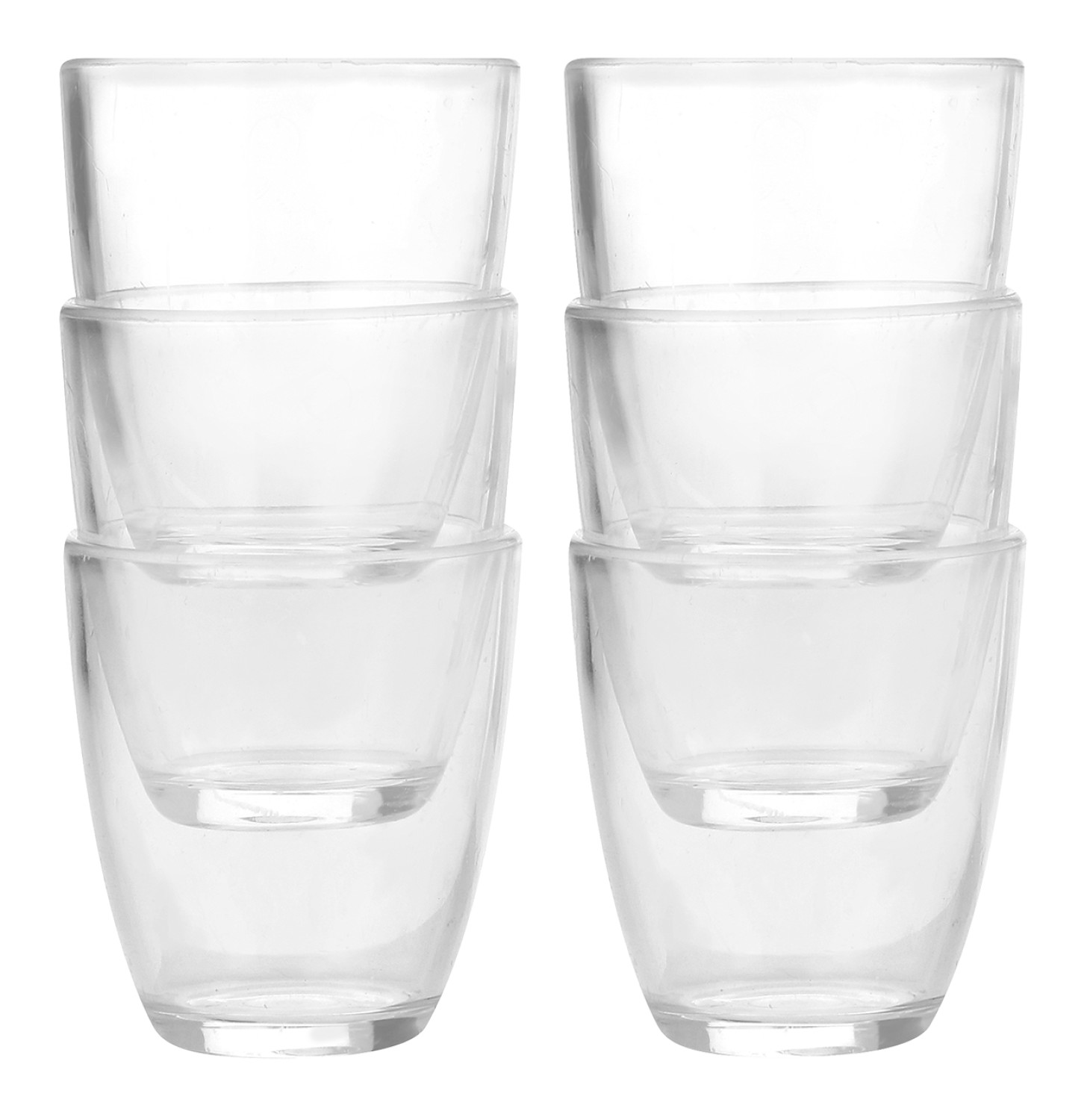 Clear Shot Glasses: Double Tot 50ml. Brand New Products. 