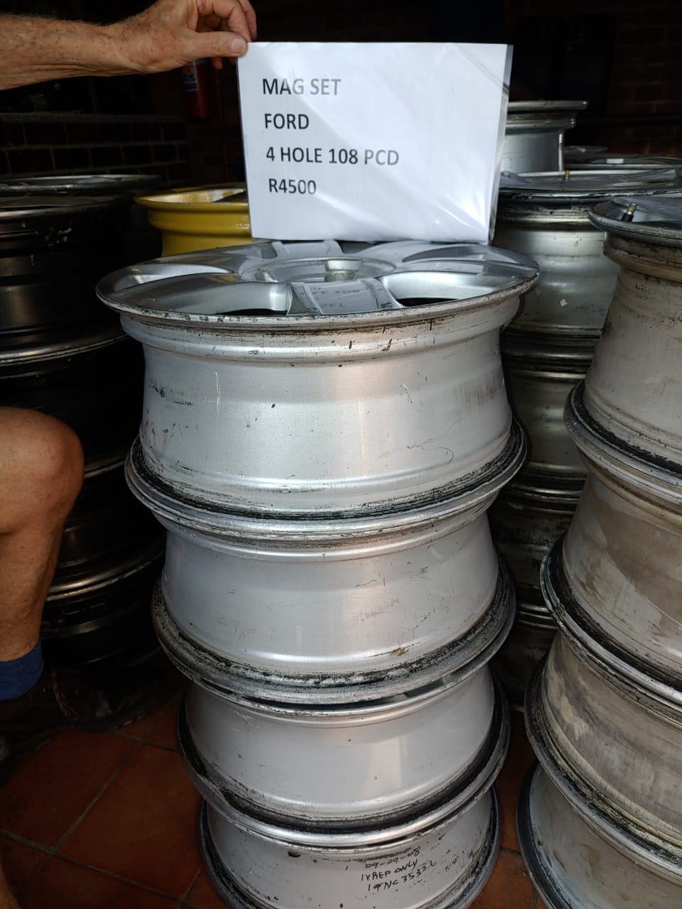 MAG SET FORD 16"4 HOLE 108 PCD FOR SALE - Private Seller MAG SET FORD 16"4 HOLE 108 PCD FOR SALE - Private Seller