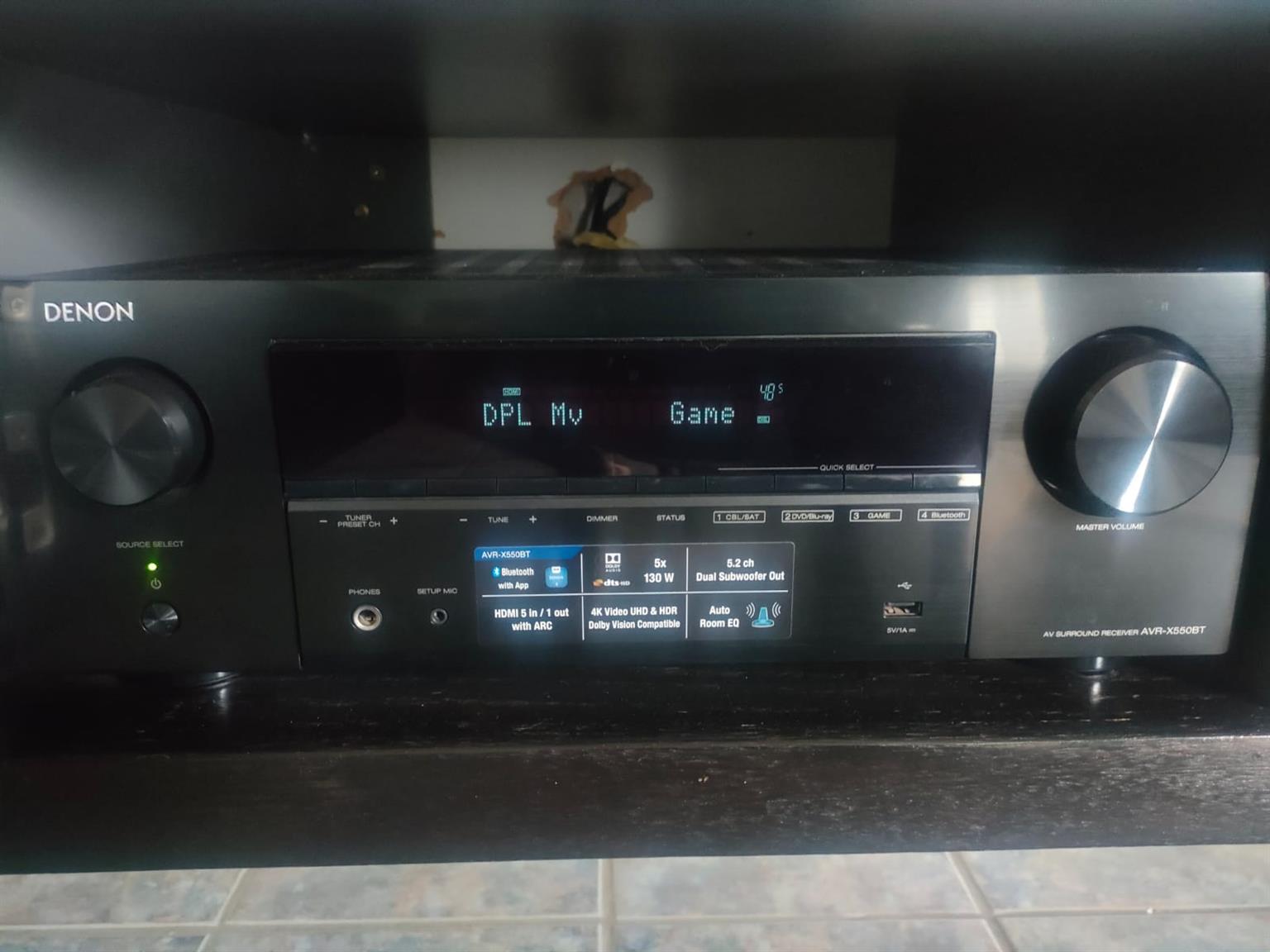 Denon amp and Polk speakers Bookshelf 2Tower 2Center speaker 1 Polk sub