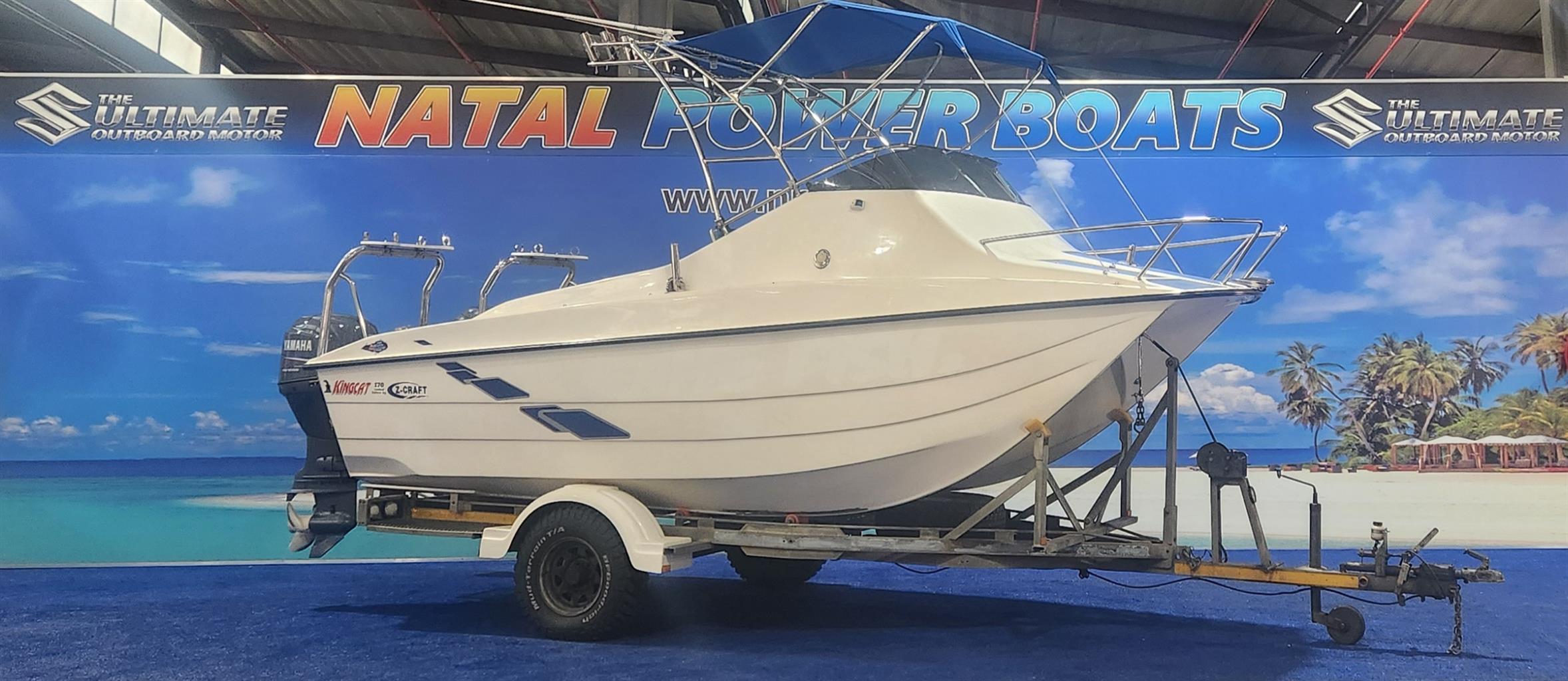 KINGCAT 170 Z CRAFT ON TRAILER 2 X 60 HP YAMAHA 4 STROKE FINANCE ARRANGED - Private Seller