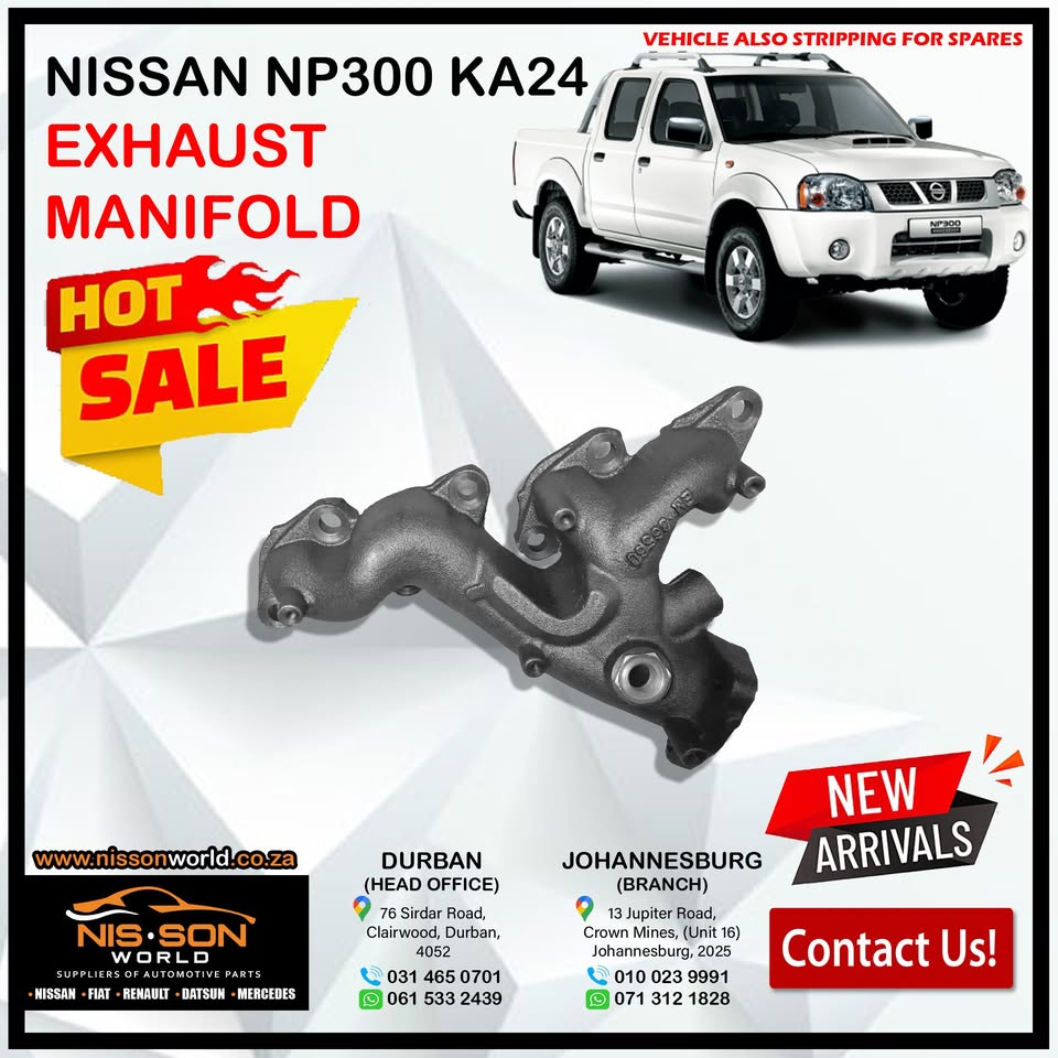 NISSAN NP300 KA24 EXHAUST MANIFOLD - Private Seller
