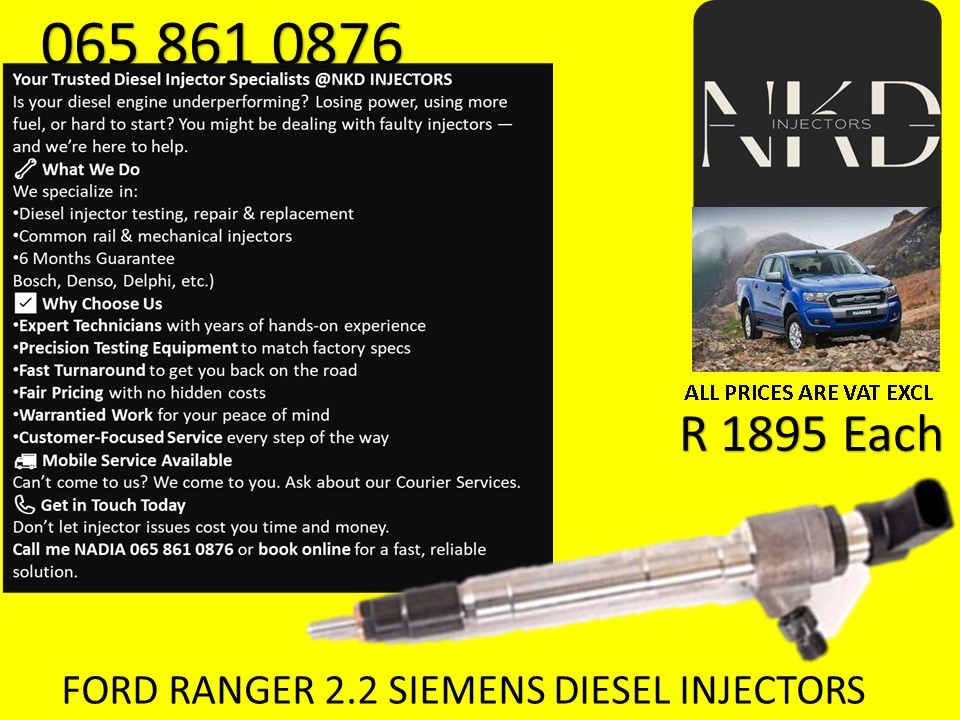 New FORD RANGER 2.2 BK DIESEL INJECTORS FOR SALE for sale in Eastern ...
