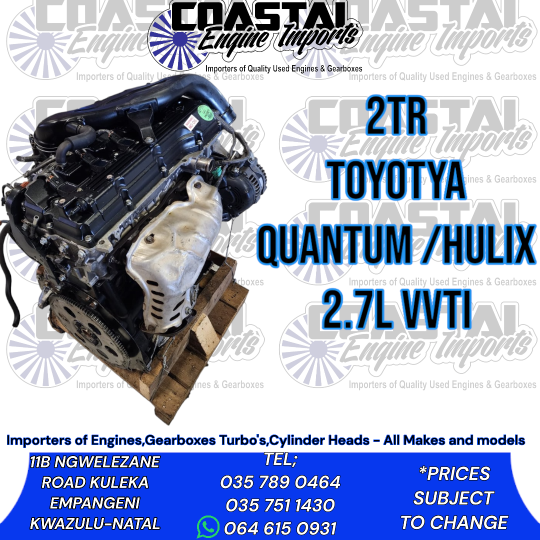 2TR TOYOTA QUANTUM/HILUX 2.7L VVTI - Private Seller 2TR TOYOTA QUANTUM/HILUX 2.7L VVTI - Private Seller