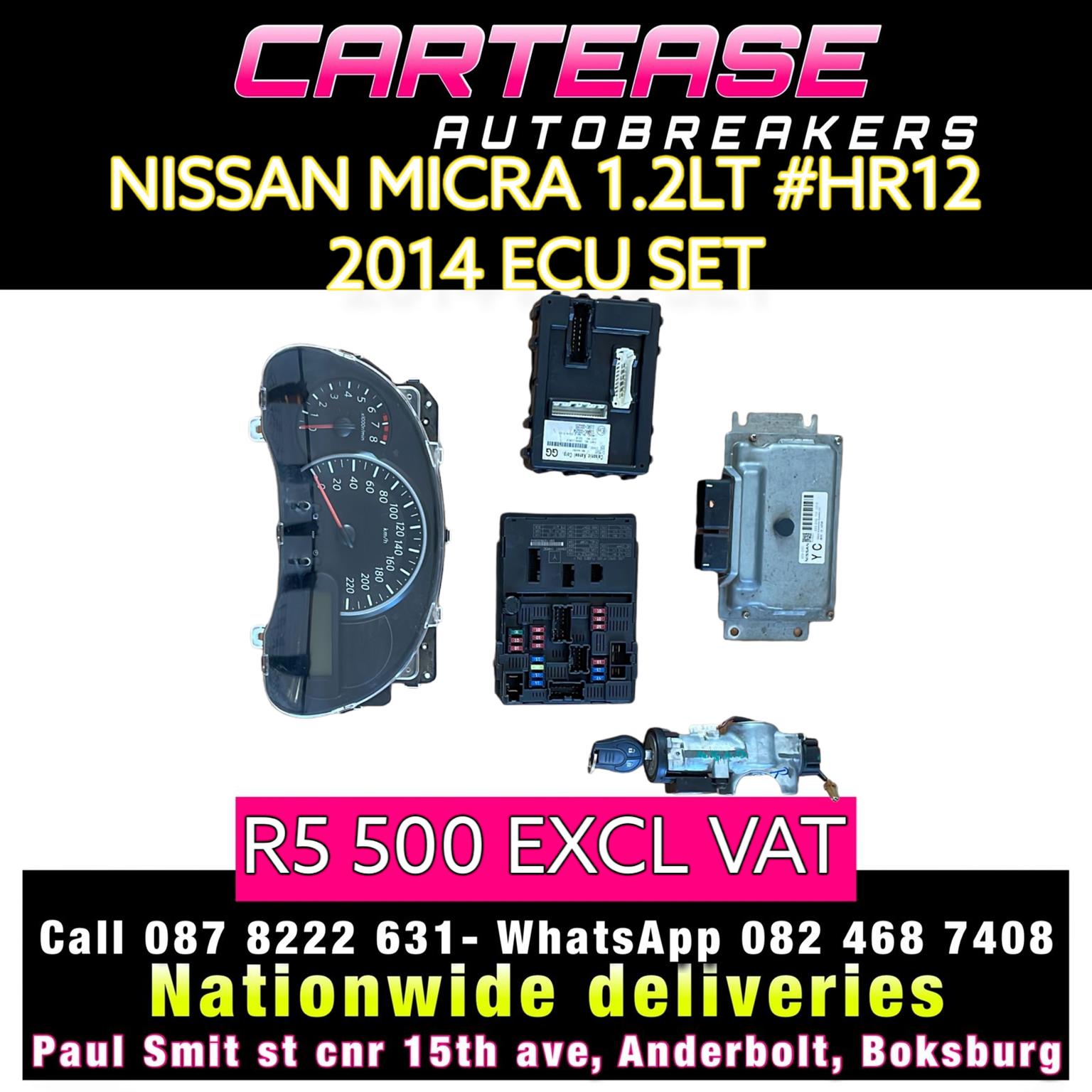 2014 NISSAN MICRA 1.2LT #HR12 ECU SET - Private Seller