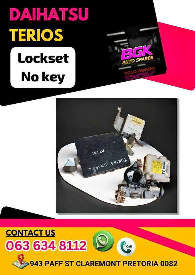 Daihatsu TERIOS lockset no key whatsapp me - Private Seller