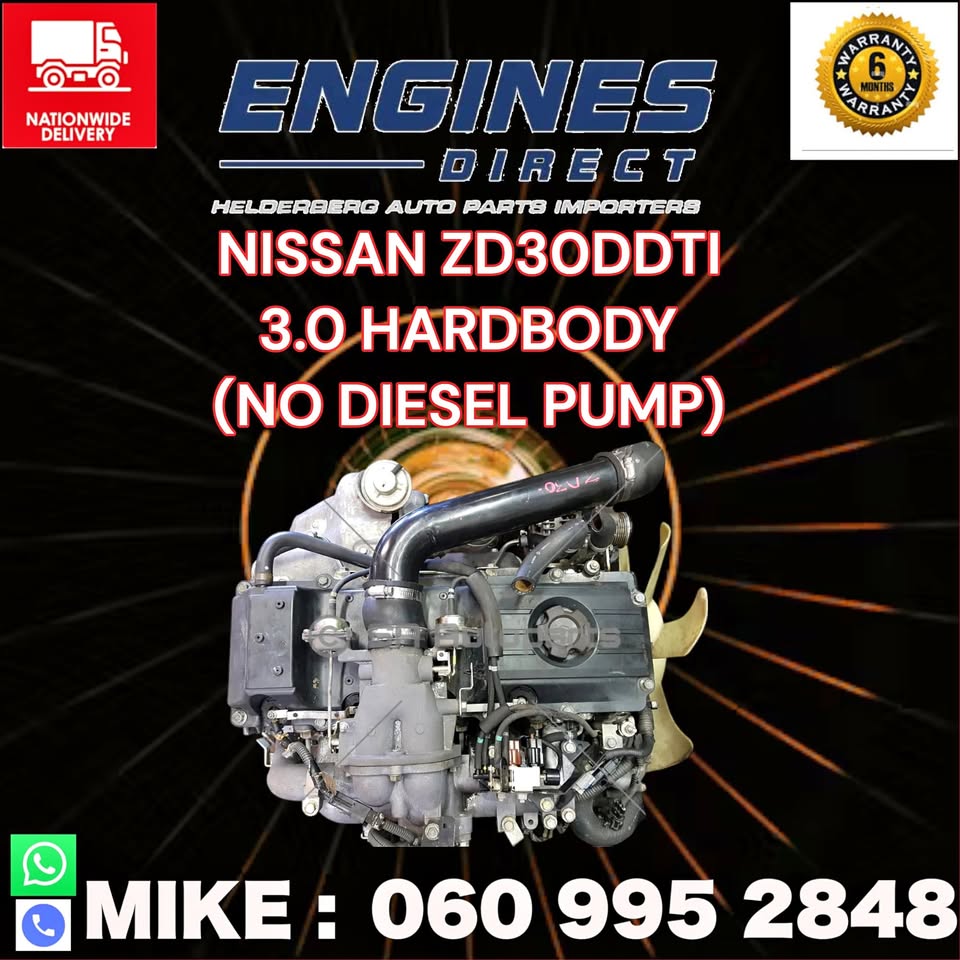 Import Low mileage Nissan ZD30 (NO DIESEL PUMP)