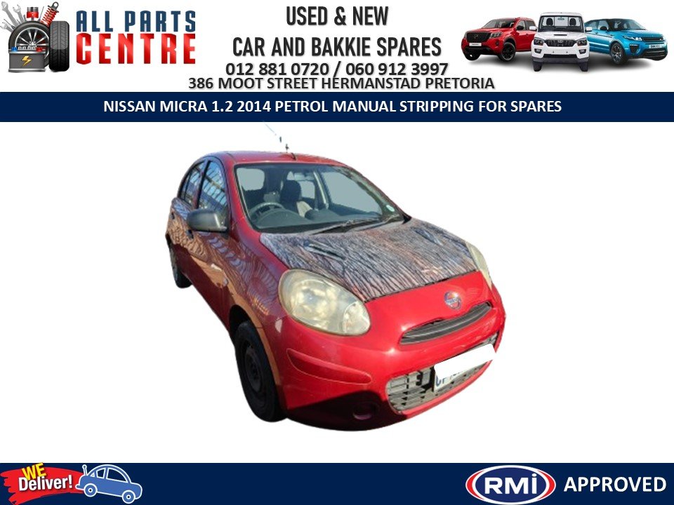 Nissan Micra 1.2 2014 petrol manual Stripping for Spares - Private Seller Nissan Micra 1.2 2014 petrol manual Stripping for Spares - Private Seller