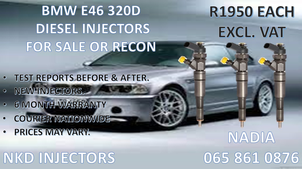DIESEL INJECTORS FOR SALE FOR BMW E46 320D - Private Seller DIESEL INJECTORS FOR SALE FOR BMW E46 320D - Private Seller
