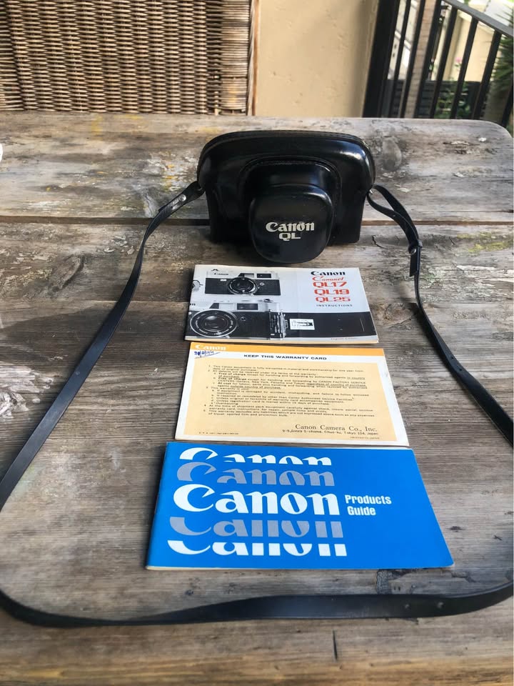 Vintage Canonet QL19 35mm Camera in perfect condition