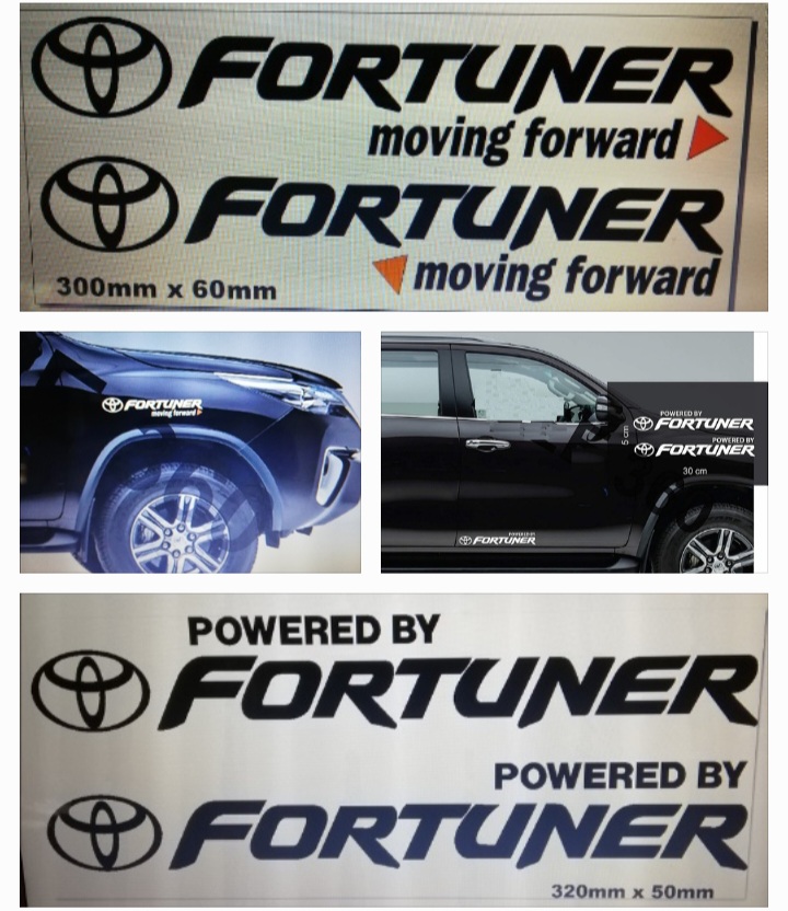 Toyota Fortuner stickers decals vinyl cut graphics - Private Seller Toyota Fortuner stickers decals vinyl cut graphics - Private Seller