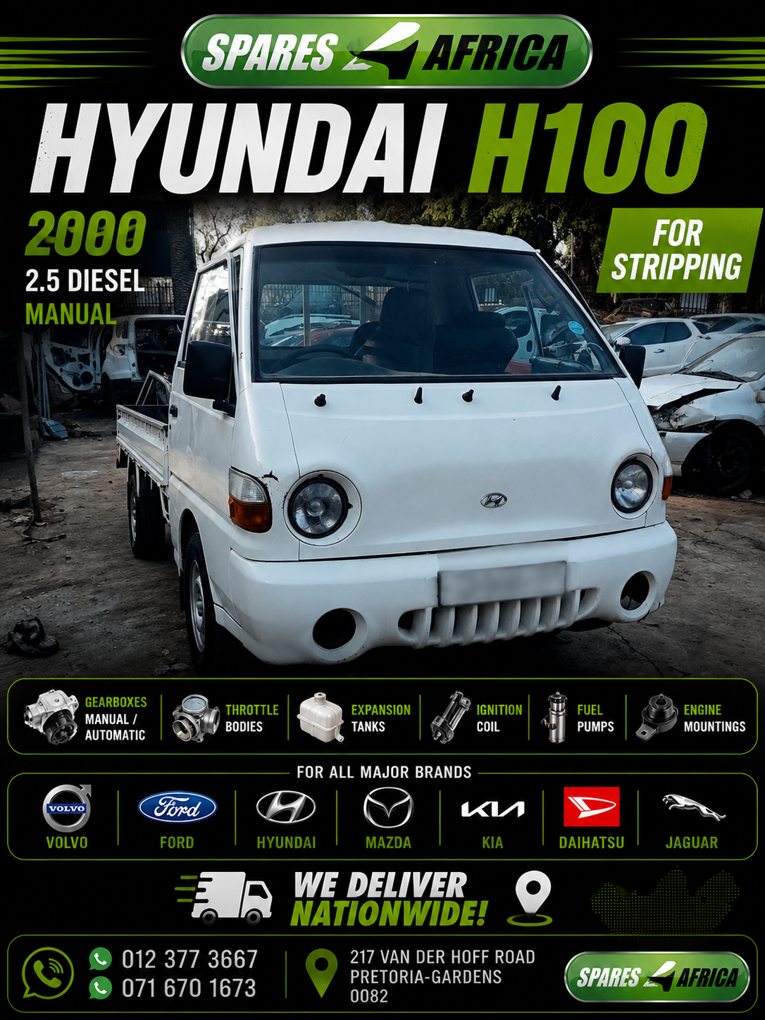 NOW STRIPPING – 2000 HYUNDAI H100 2.5 DIESEL / MANUAL - Private Seller NOW STRIPPING – 2000 HYUNDAI H100 2.5 DIESEL / MANUAL - Private Seller