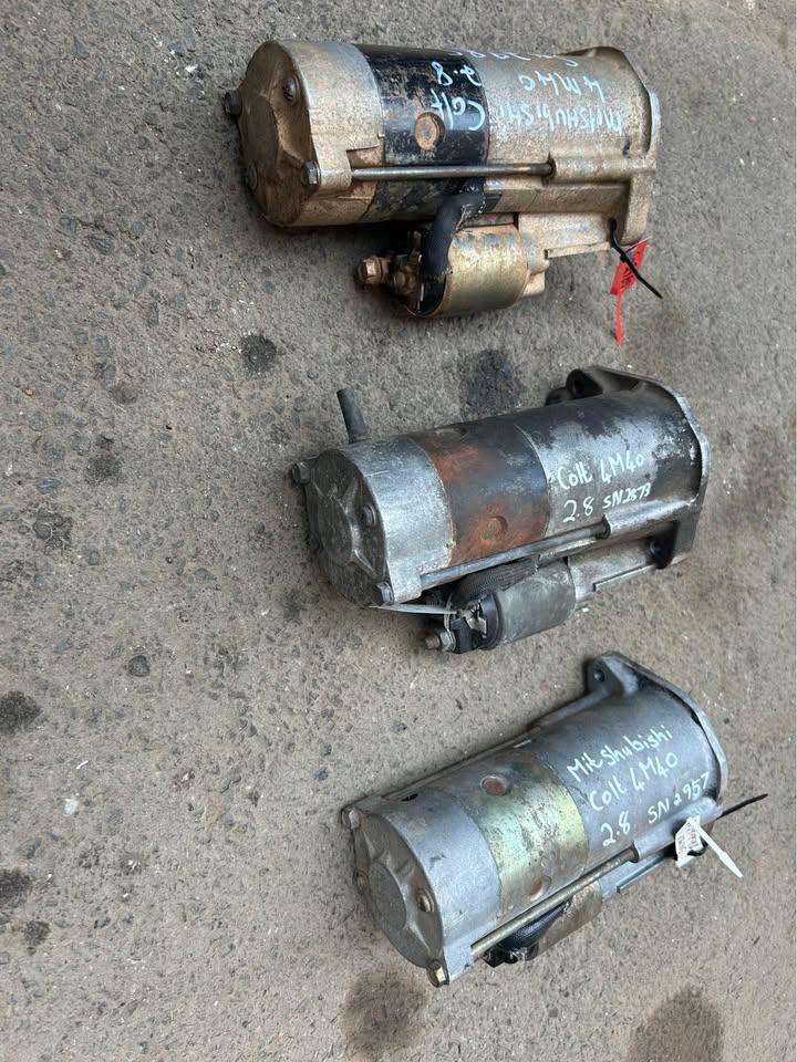 Mitsubishi Colt 4M40 2.8 Starter motors Available @Circle 7 Used Parts Call or WhatsApp - Private Seller
