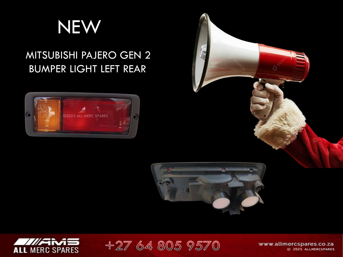 New Mitsubishi Pajero Gen 2 Left Rear Bumper Light - Private Seller New Mitsubishi Pajero Gen 2 Left Rear Bumper Light - Private Seller